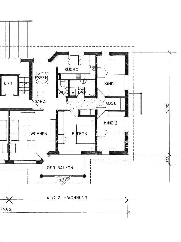 4 1/2 Zi Wohnung - Haslen/GL - ab Februar 2027 – Foto 2 von 2