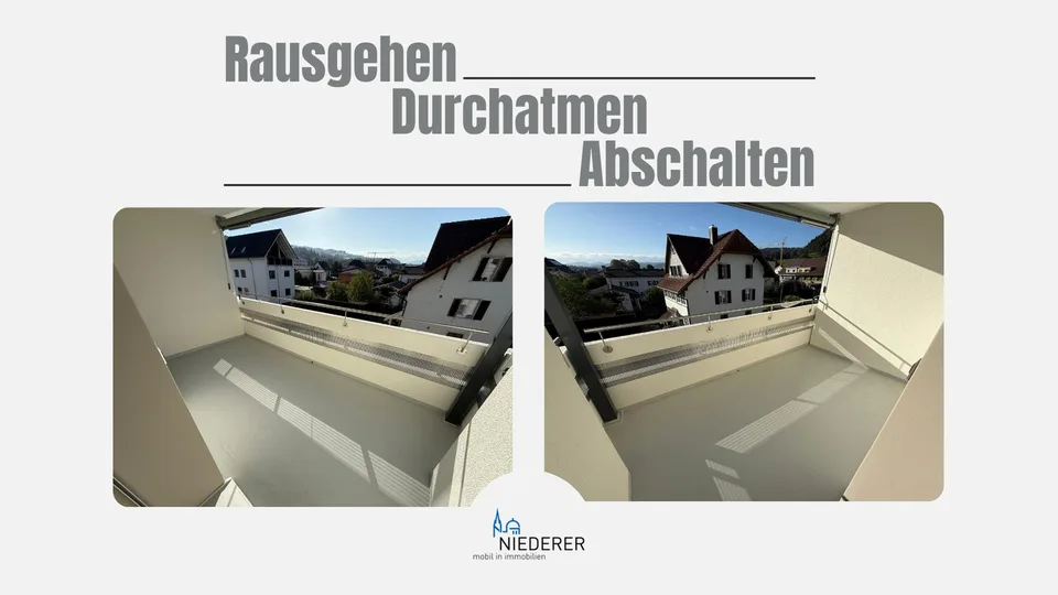 Modern wohnen: Sanierte 3½-Zimmer-Wohnung mit Balkon – Foto 6 von 7