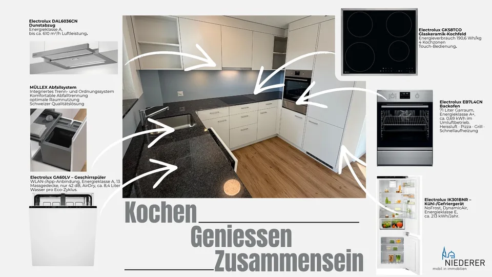 Modern wohnen: Sanierte 3½-Zimmer-Wohnung mit Balkon – Foto 4 von 7