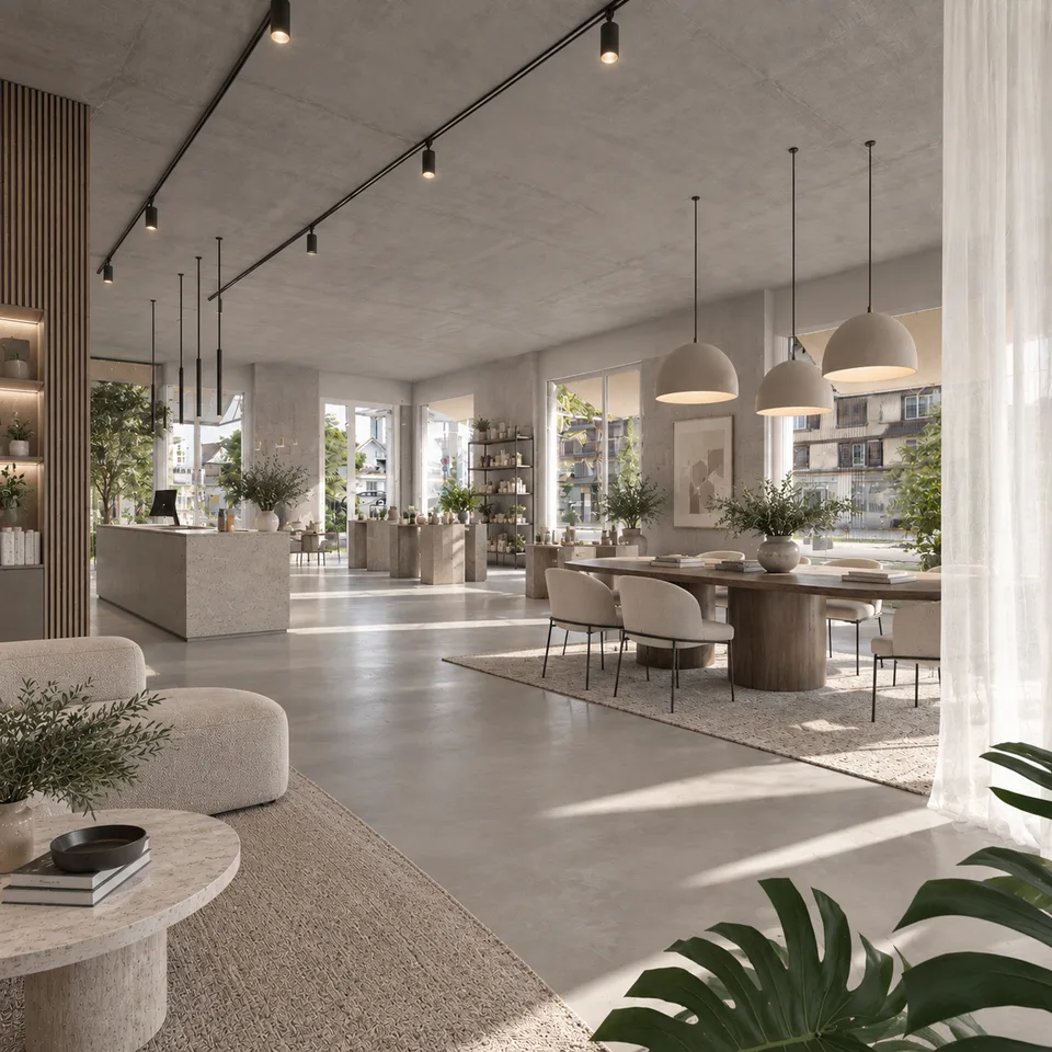 Moderne Geschäftsfläche im neuen Flawa-Areal – Neubau ab 2027 – Foto 4 von 6