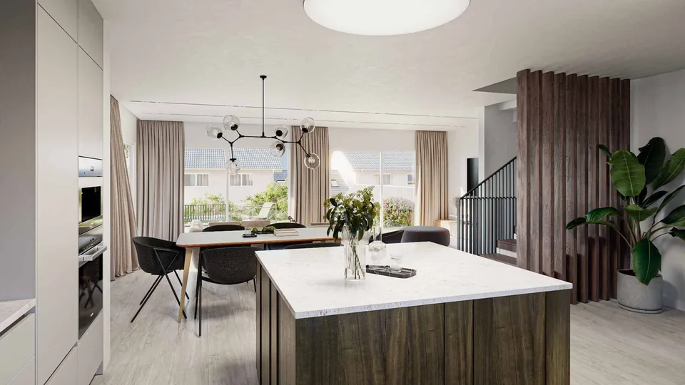 Vier moderne Villen im Herzen einer grünen Oase - Grundstück 4 – Foto 5 von 6