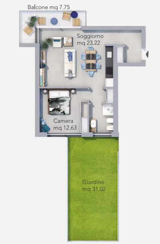 Nouvel appartement avec jardin dans une petite résidence moderne – photo 7 sur 9