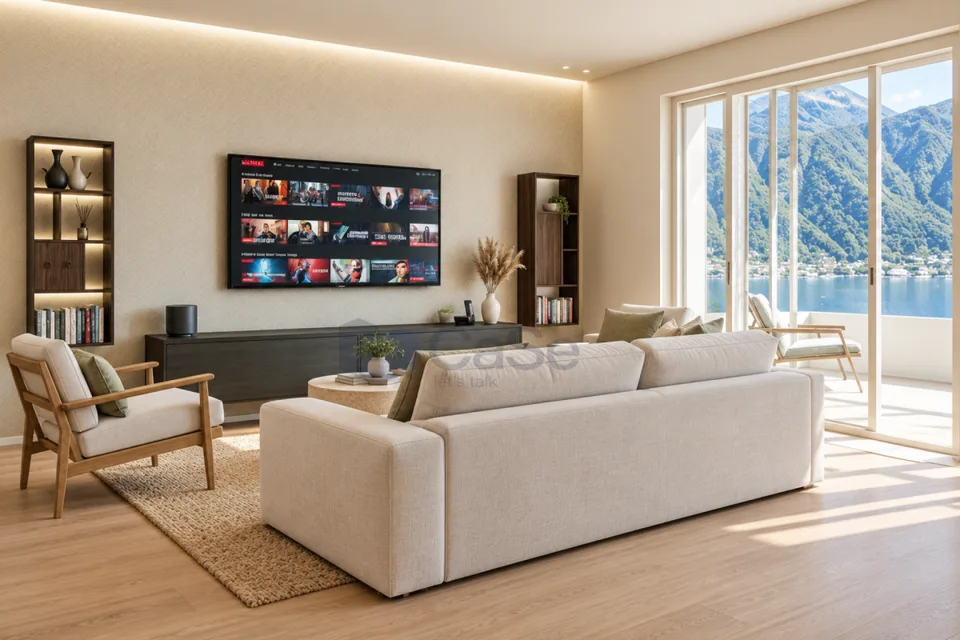 MELIDE · NEUE RESIDENZ · ELEGANTES APARTMENT MIT TERRASSE UND PRIVATGARTEN – Foto 3 von 7