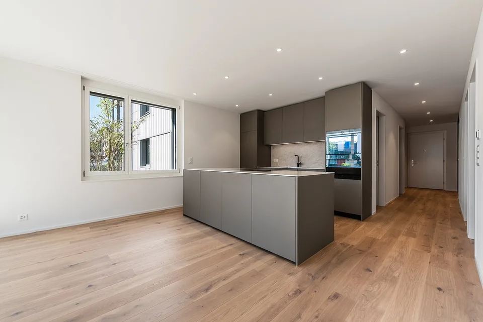 Construction neuve Minergie-P au centre du village – appartement 4,5 pièces avec espace de séjour ou grand balcon – photo 2 sur 26