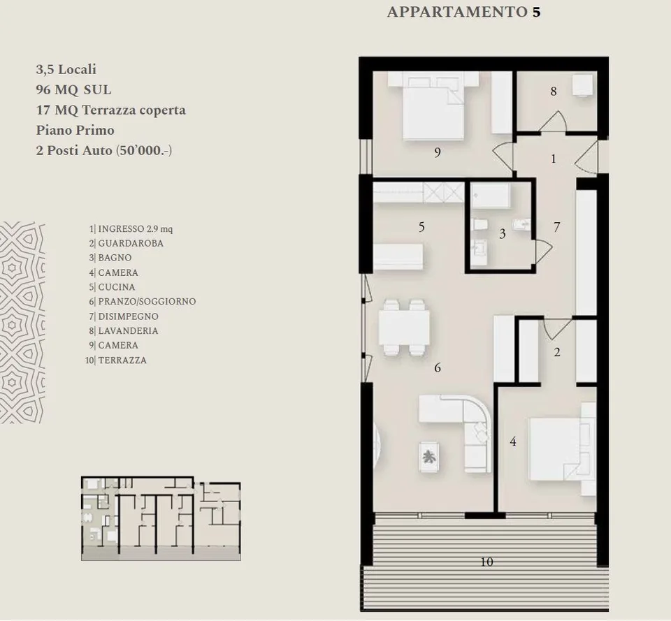 Res. Aragana, 3.5-Zimmer-Wohnung, Comano – Foto 10 von 10