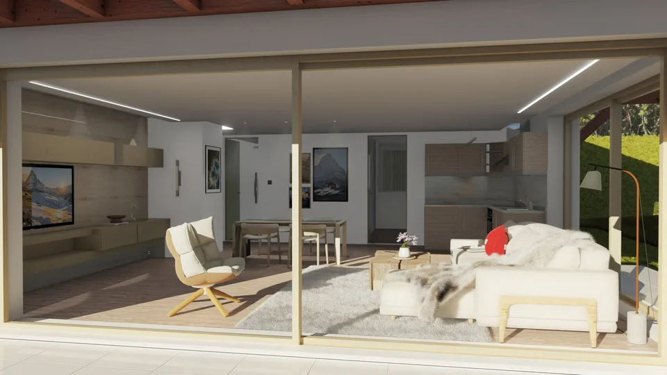 Appartamento nuovo di 2.5 locali con terrazza e vista a Crans-Montana - Residenza principale – foto 9 di 13