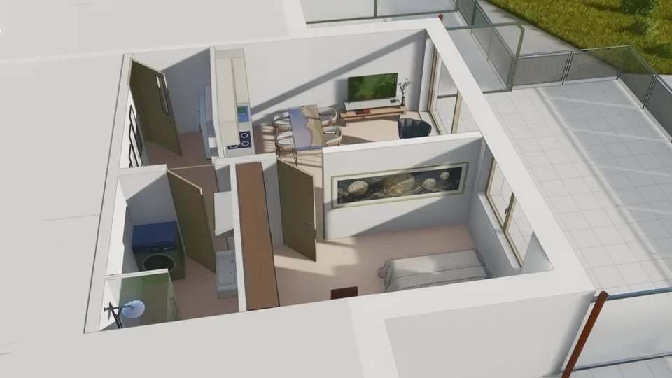 Appartamento nuovo di 2.5 locali con terrazza e vista a Crans-Montana - Residenza principale – foto 10 di 13