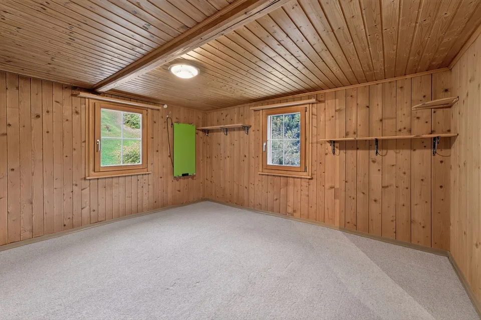 Charmantes Strickbau-Einfamilienhaus mit Wintergarten im Prättigau – Foto 6 von 13