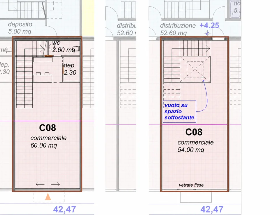 Duplex commerciale su due livelli direttamente sulla Via Cantonale a Contone – Foto 5 von 11
