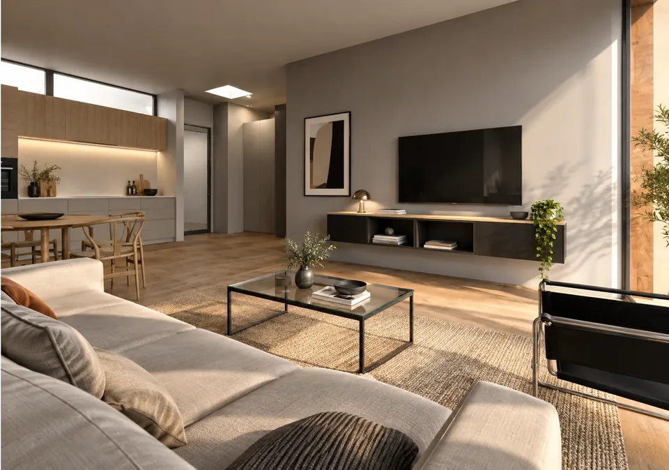 Moderno appartamento 2½ locali con terrazza a Contone A06 – photo 4 sur 7