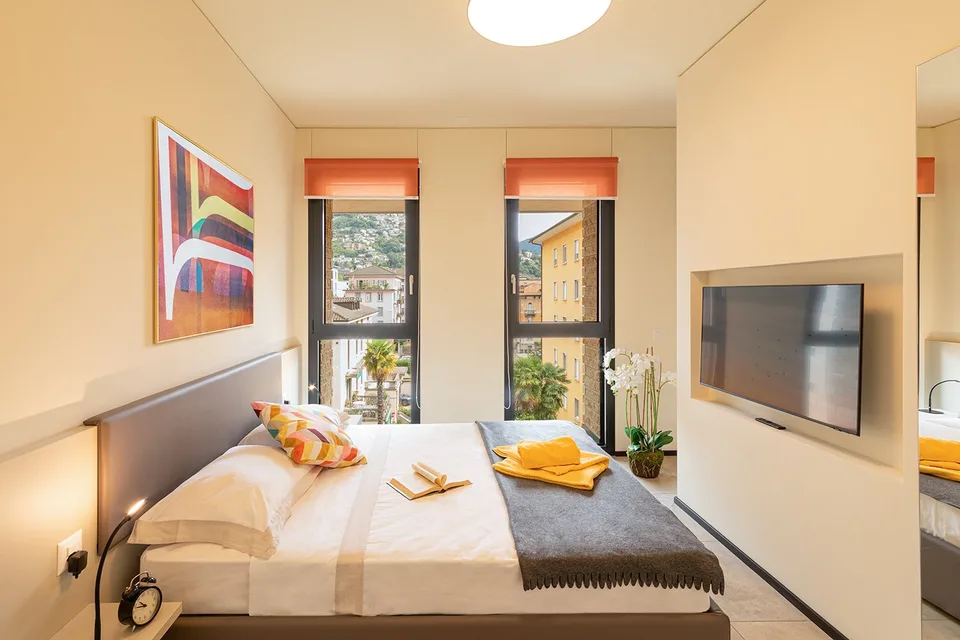 LUGANO ZENTRUM - HELLES 2.5-ZIMMER-WOHNUNG MIT EIGENER WASCHKÜCHE ZU VERMIETEN (rif. 402) – Foto 7 von 15