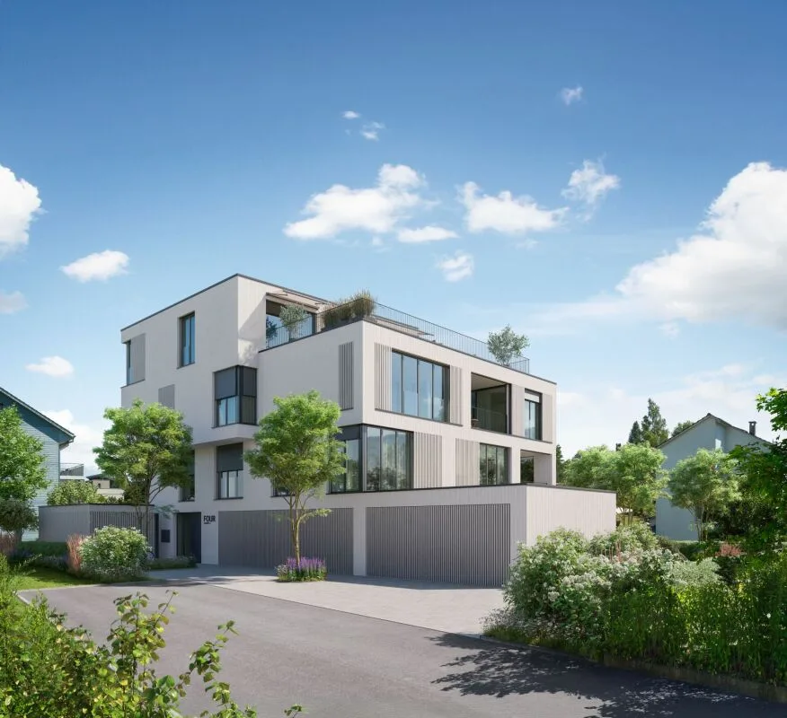 Progetto di costruzione nuovo esclusivo "FOUR" | Appartamento attico rappresentativo – foto 5 di 5