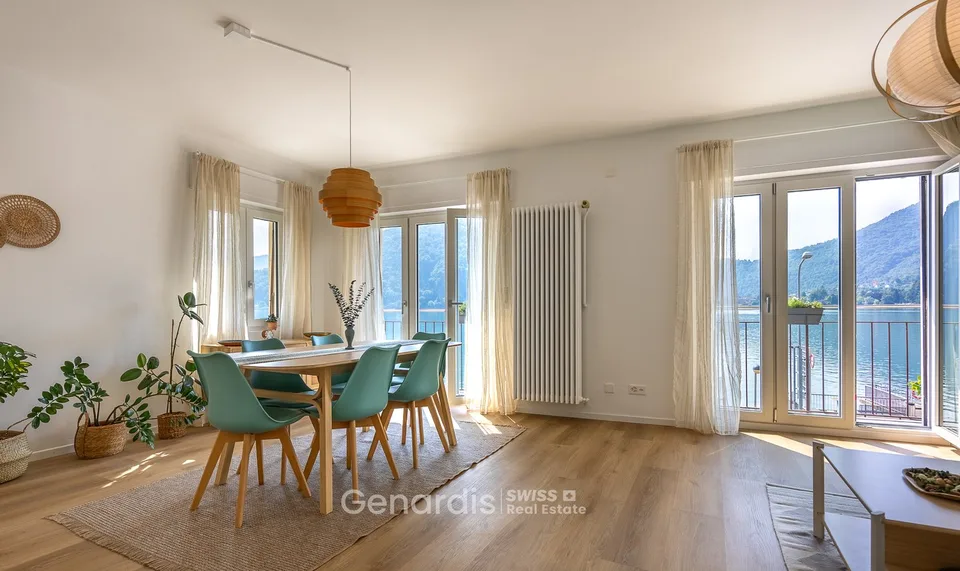 Luminoso appartamento di 4.5 locali con balcone a Ponte Tresa – foto 6 di 29