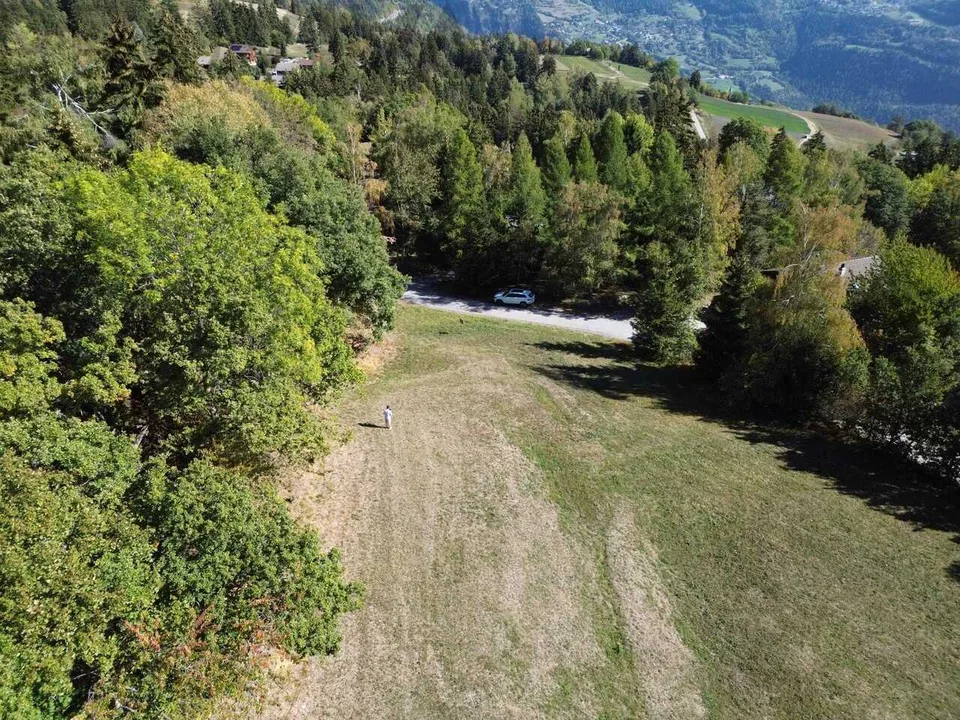 Bauland von 3'279 m² in Arbaz - ruhig, Aussicht, Südausrichtung – Foto 3 von 7