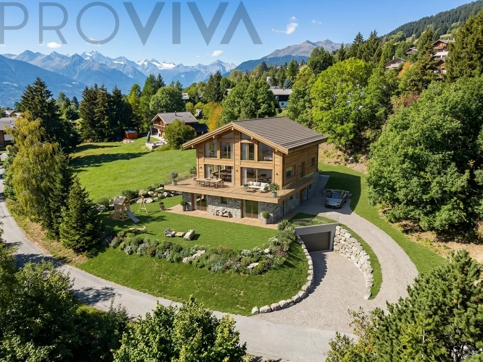 Bauland von 3'279 m² in Arbaz - ruhig, Aussicht, Südausrichtung – Foto 2 von 7