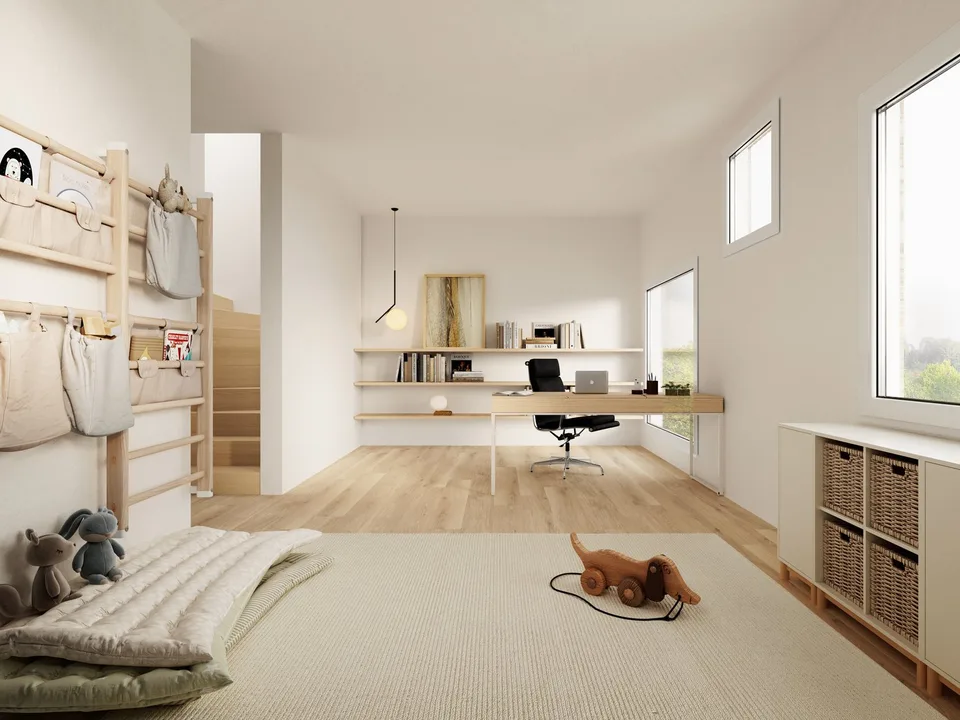 Progetto di costruzione nuova: Casa semidetachata moderna di 6,5 locali (Casa 01) – foto 5 di 7