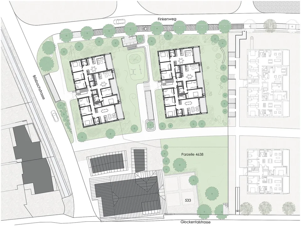 Neue Einstellhallenplätze zu vermieten – Glockentalstrasse 7, Steffisburg – Foto 3 von 3