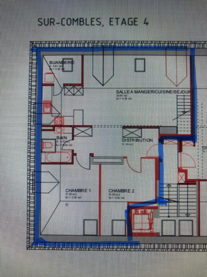 Appartamento duplex di 4.5 locali con vista, al 4° piano a La Chaux-de-Fonds – foto 7 di 7