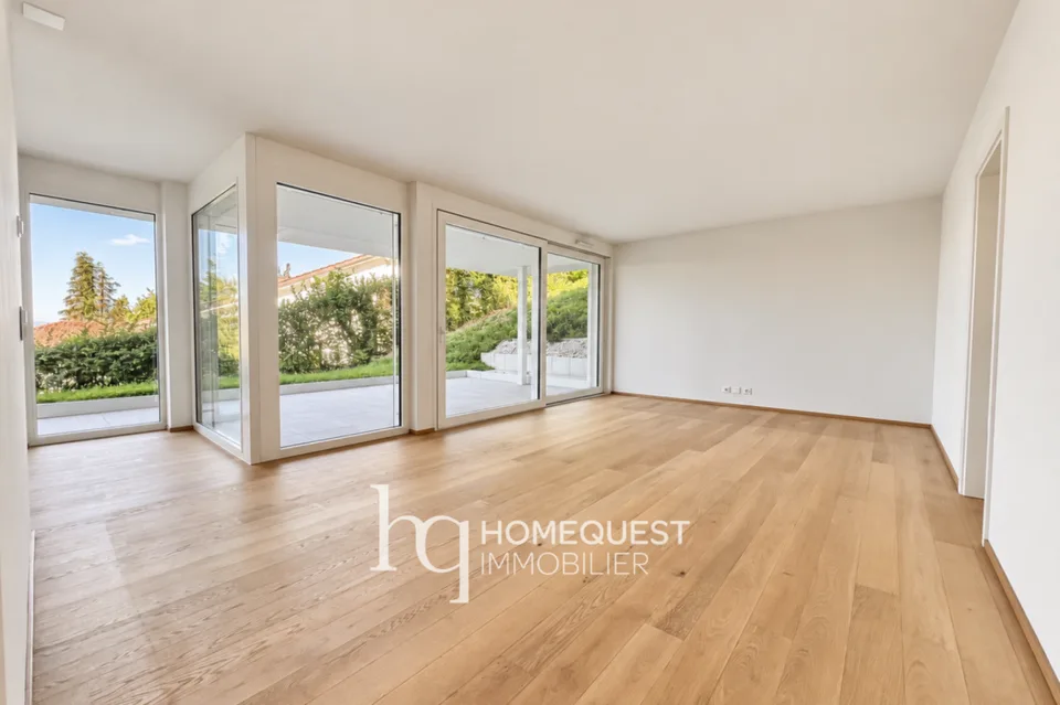 Lausanne-Chailly | Élégance contemporaine et jardin privatif dans une petite PPE récente – photo 3 sur 9