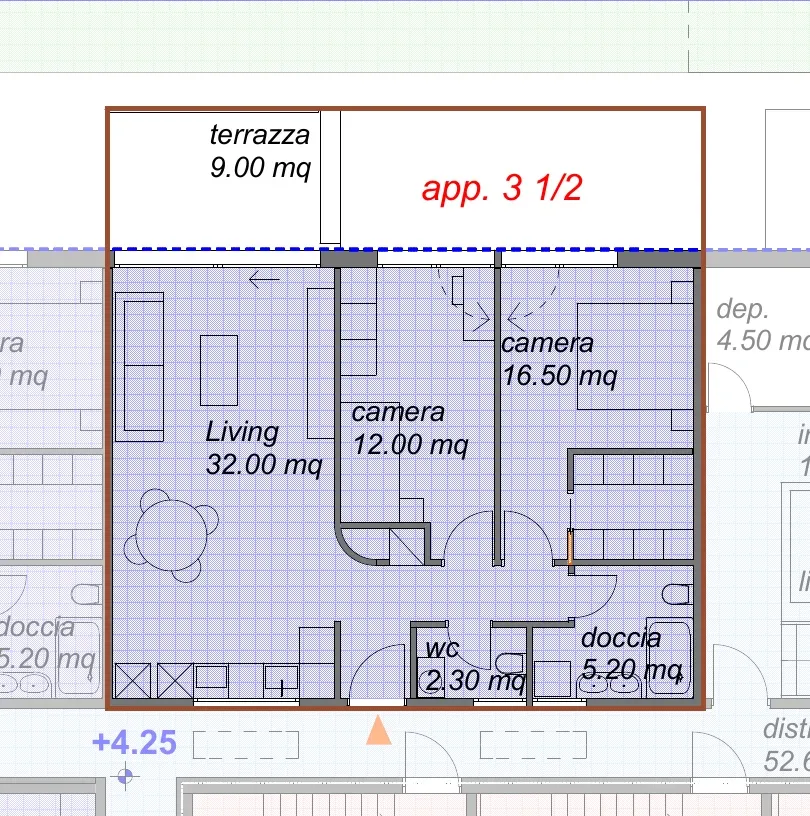 Moderno appartamento 3½ locali con terrazza e vista sulle montagne A02 – photo 8 sur 8
