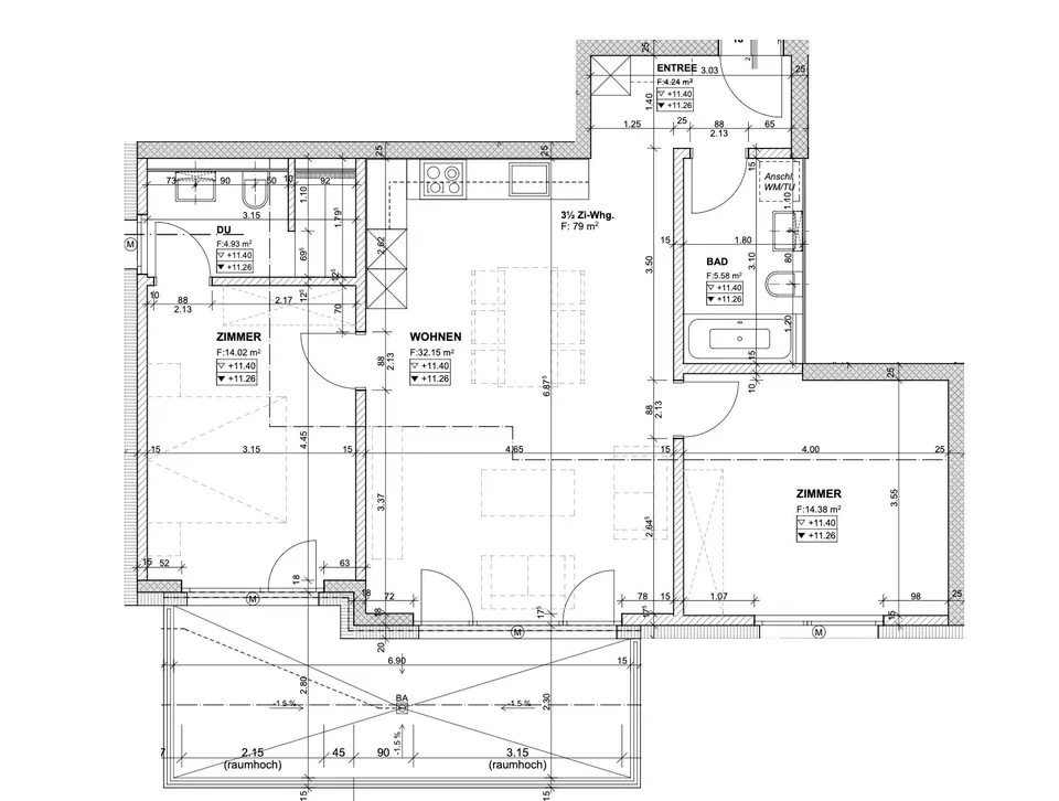 Moderne 3.5-Zimmer-Wohnung mit grosszügigem Balkon in Niederuzwil – Foto 13 von 14