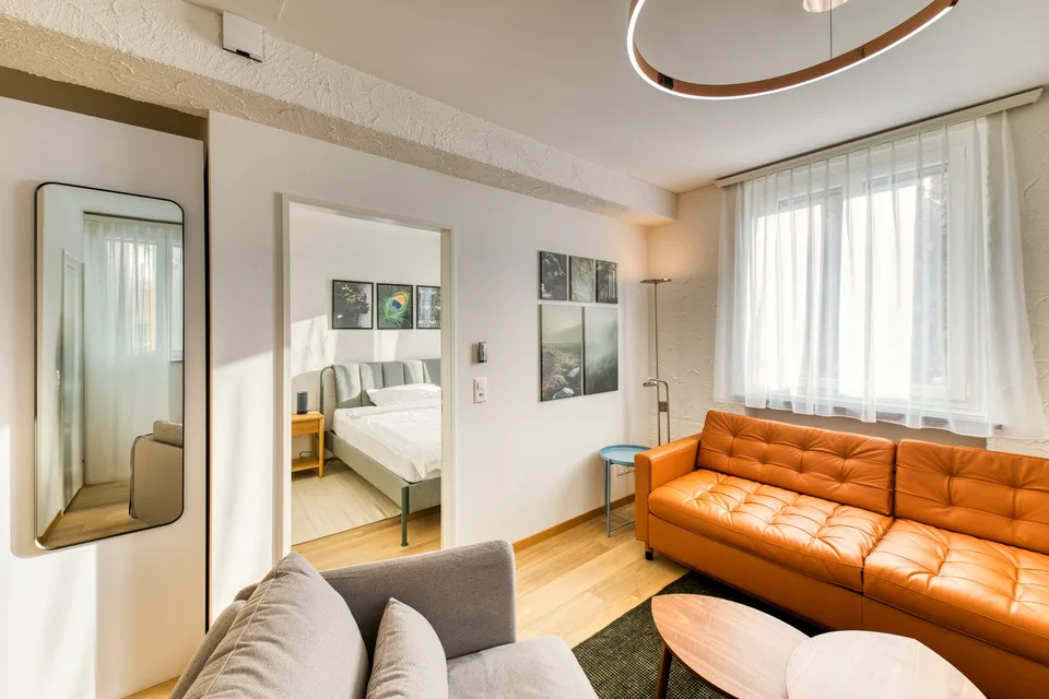 Modernes, möbliertes 2-Zimmer-Apartment in Hergiswil/NW zu vermieten – Foto 3 von 14