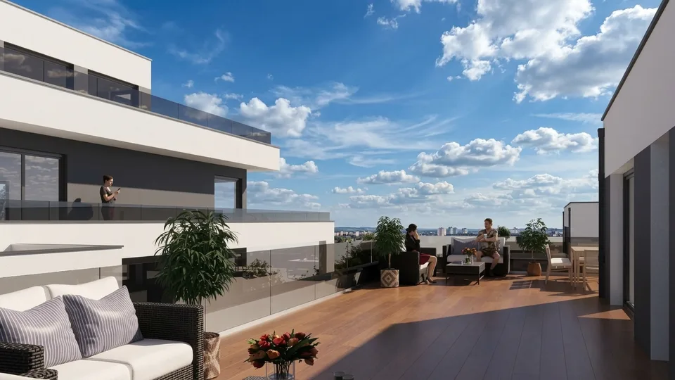Costruzione esclusiva nuova: casa di design Bauhaus con vista lago da sogno in posizione primaria a Tägerwilen – foto 2 di 12