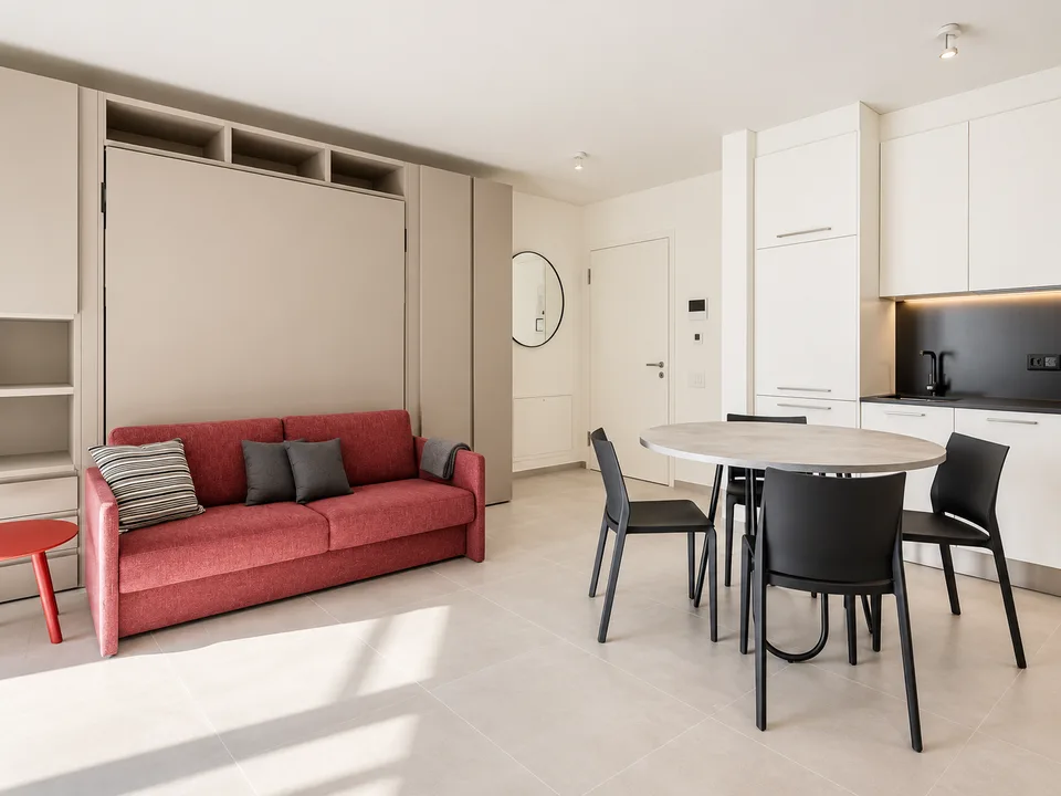 Viganello - modernes 1.5-Zimmer-Apartment mit Garten – Foto 3 von 8