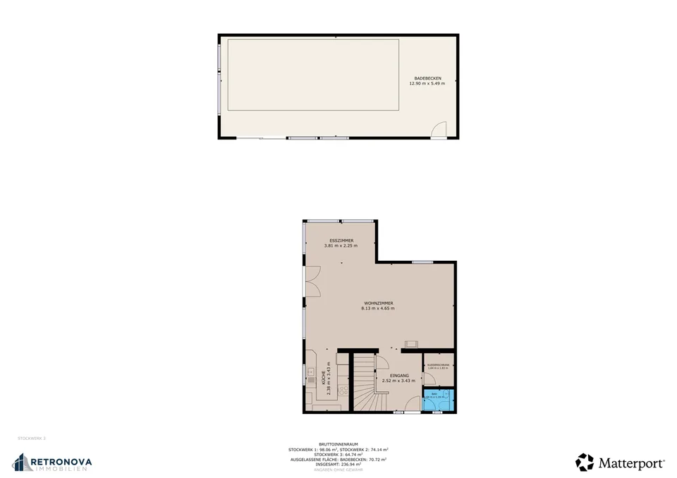 Modernes 5-Zimmer-Einfamilienhaus mit Hallenbad in Illhart – Foto 17 von 18