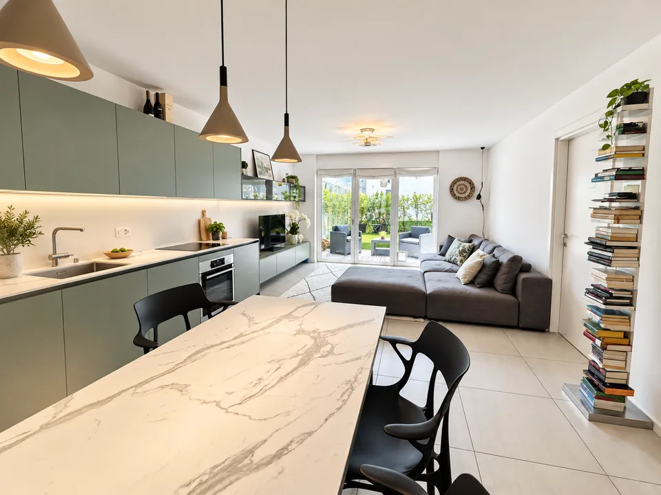 MENDRISIO | 2,5 Zimmer mit Veranda und privatem Garten sowie Parkplatz in der Tiefgarage – Foto 10 von 20