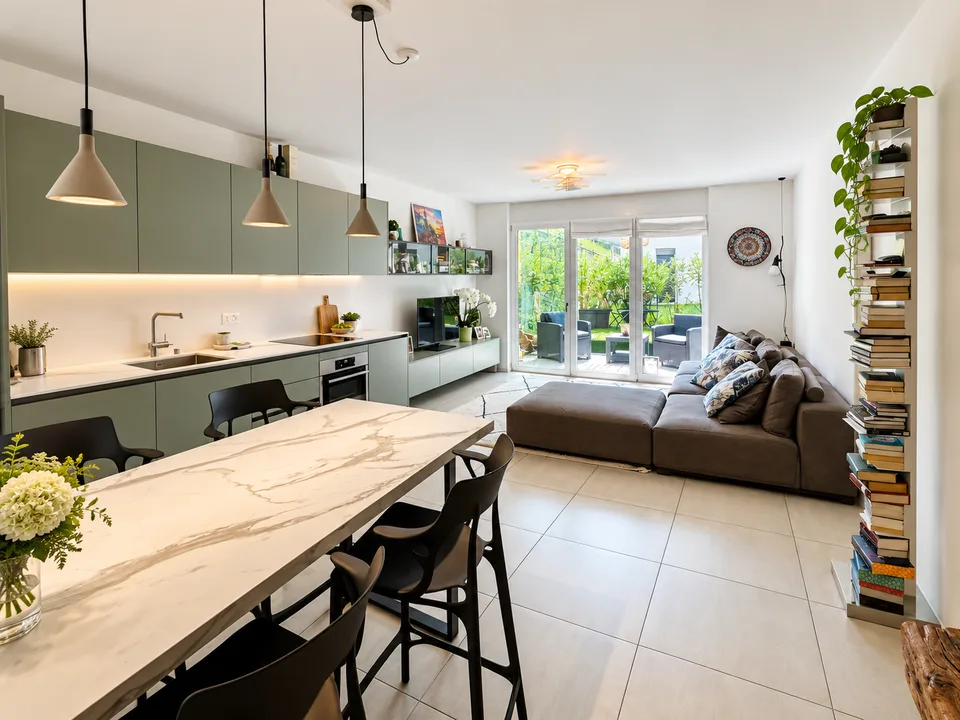 MENDRISIO | 2,5 Zimmer mit Veranda und privatem Garten sowie Parkplatz in der Tiefgarage – Foto 8 von 20