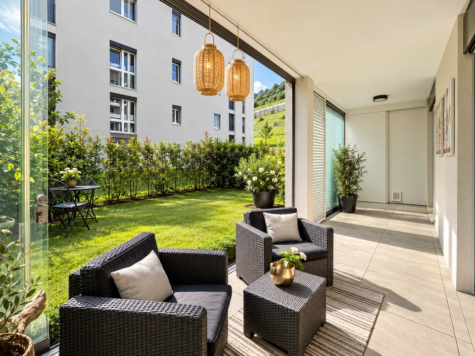 MENDRISIO | 2,5 Zimmer mit Veranda und privatem Garten sowie Parkplatz in der Tiefgarage – Foto 11 von 20