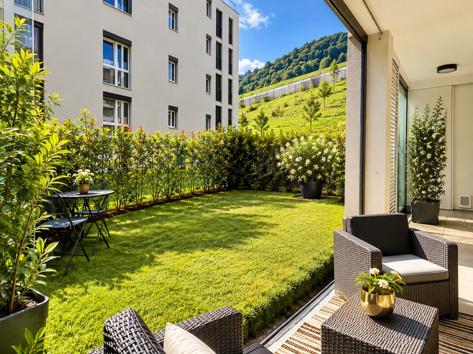 MENDRISIO | 2,5 Zimmer mit Veranda und privatem Garten sowie Parkplatz in der Tiefgarage – Foto 12 von 20