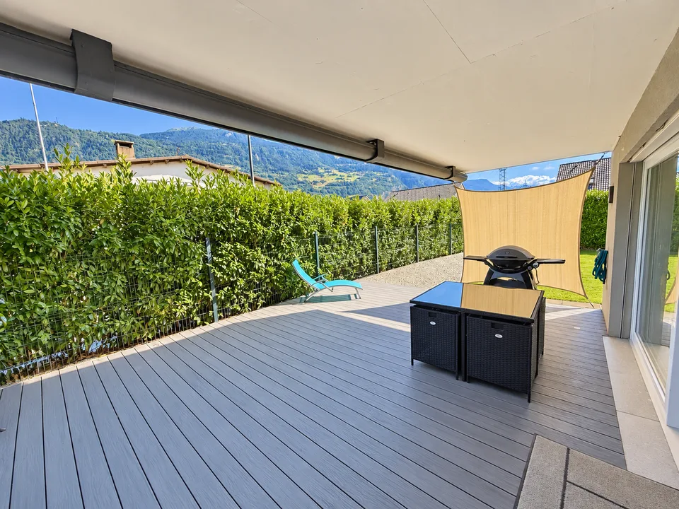 Prächtige Wohnung mit eigenem Garten in Ardon – Foto 6 von 7