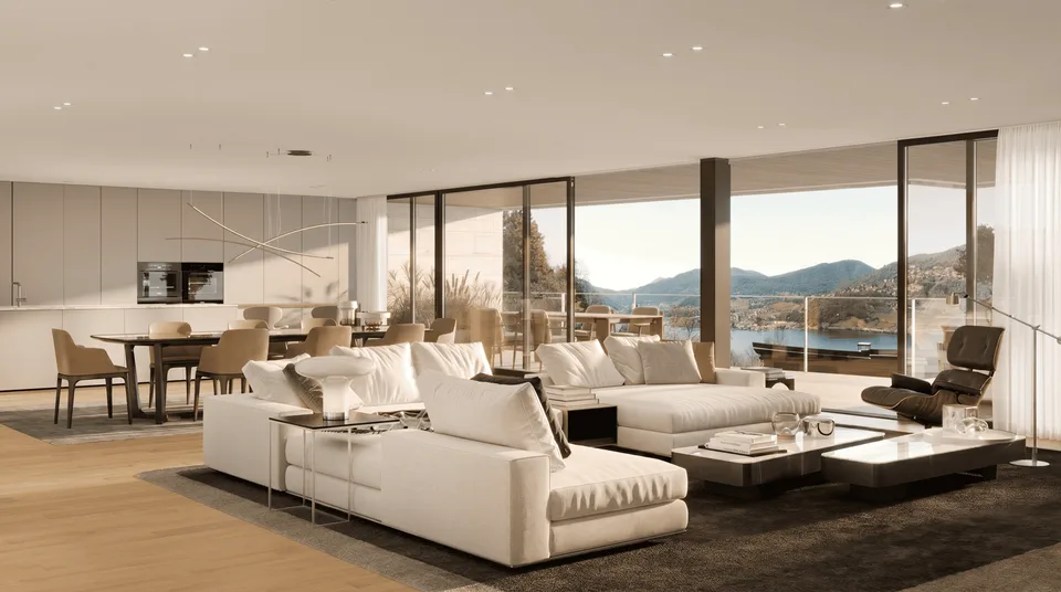 MONTAGNOLA - LUXUS-ATTELIER MIT SEE- UND ROOFTOP-BLICK – Foto 7 von 14