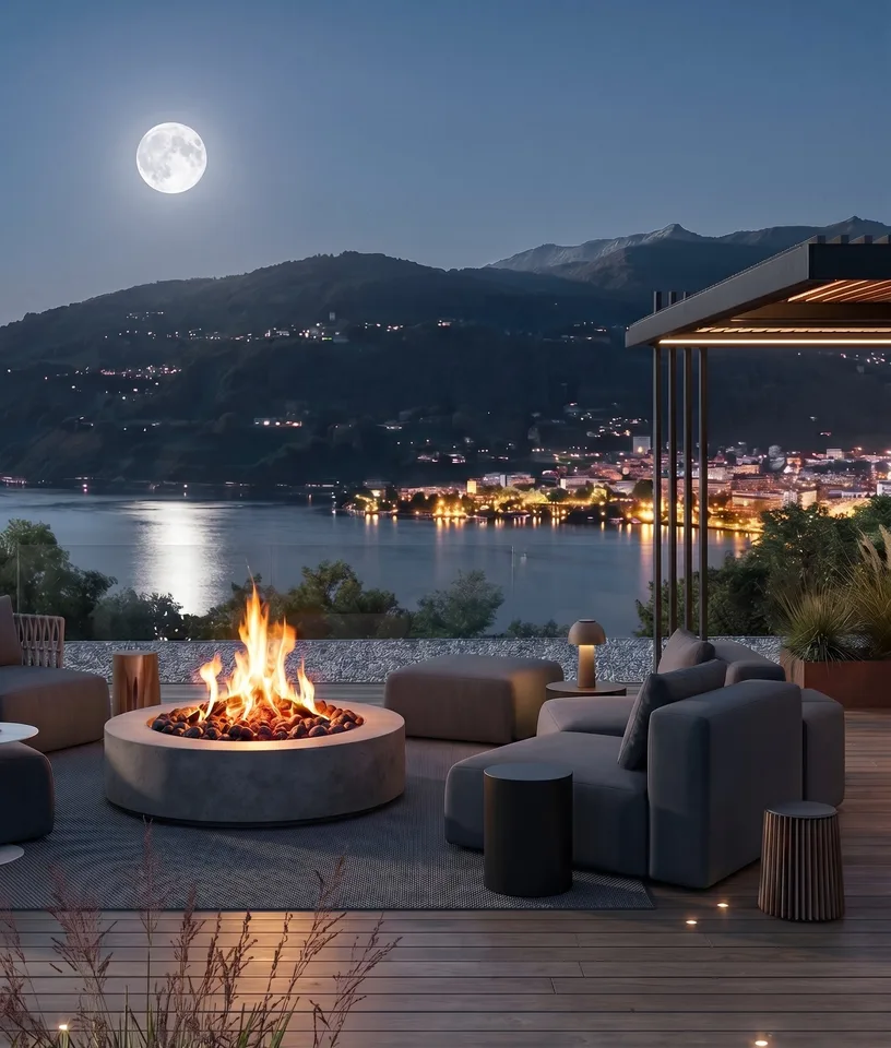 MONTAGNOLA - LUXUS-ATTELIER MIT SEE- UND ROOFTOP-BLICK – Foto 13 von 14