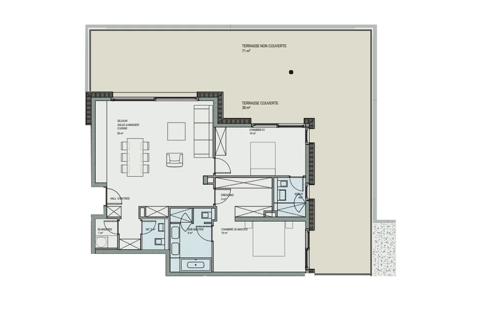 ANIÈRES - Luxuswohnung mit großer Terrasse und Seeblick – Foto 4 von 13