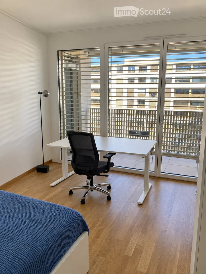 6 Zimmer 132 m2, 7. Etage, 4 Schlafzimmer, 2 Balkone, Blick auf Salève – Foto 6 von 13