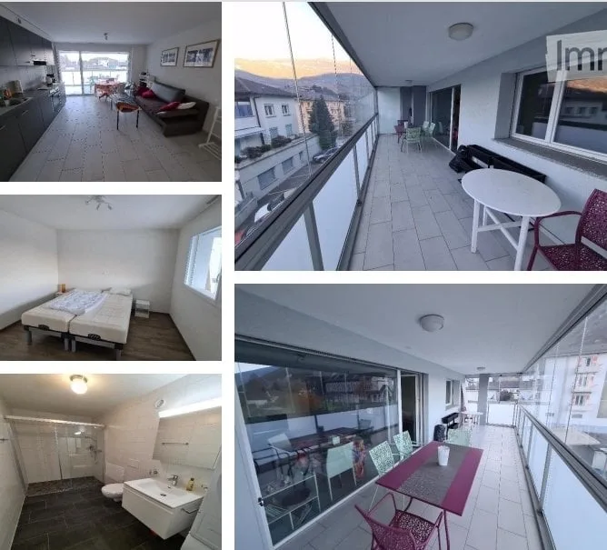Helles 2.5-Zimmer-Wohnung 54m2 Chippis – Foto 4 von 5