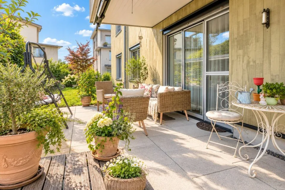 Appartement de jardin 4,5 pièces de haute qualité dans un quartier familial calme sans circulation – photo 18 sur 27