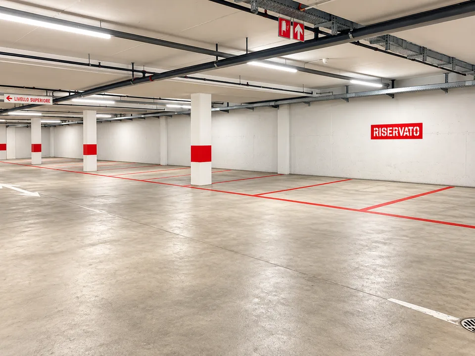 Posteggi coperti in autosilo in affitto – Centro Lugano Sud, Grancia – foto 3 di 4
