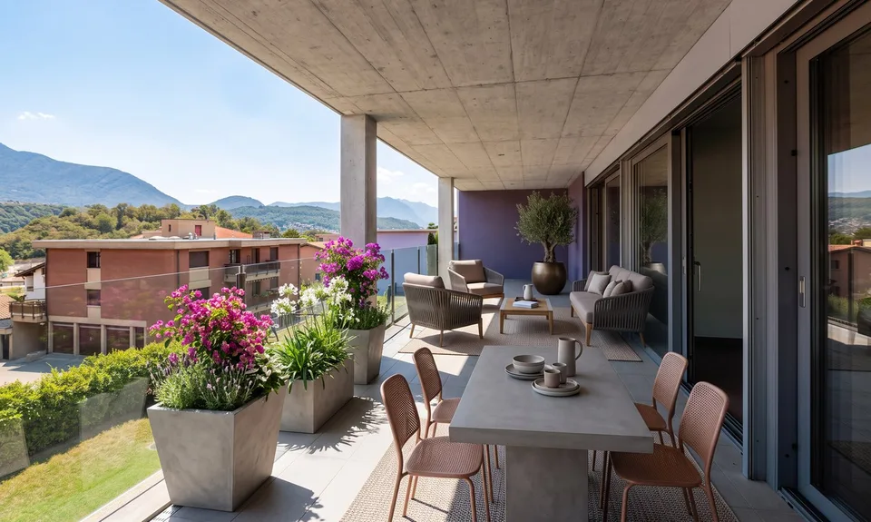 HELLES UND MODERNES 2.5-ZIMMER-WOHNUNG MIT GROßER TERRASSE IN GRAVESANO – Foto 2 von 9