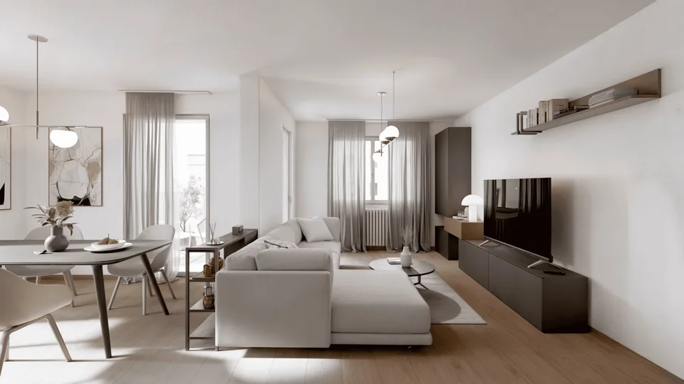 Letztes 4.5-Zimmer-Wohnung komplett renoviert, nur wenige Minuten vom Zentrum von Lugano entfernt – Foto 2 von 6