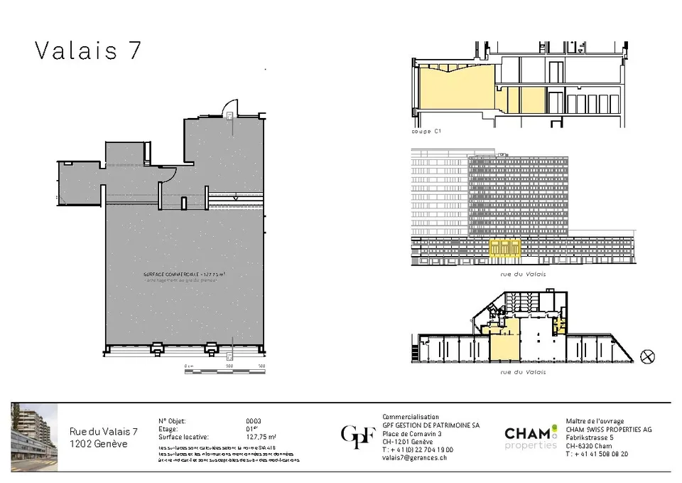 VALAIS 7 - Verwaltungsfläche von ca. 127 m² zur Miete – Foto 4 von 5