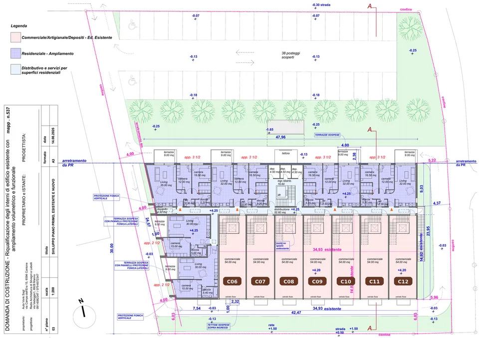 Duplex commerciale su due livelli direttamente sulla Via Cantonale a Contone – Foto 4 von 11