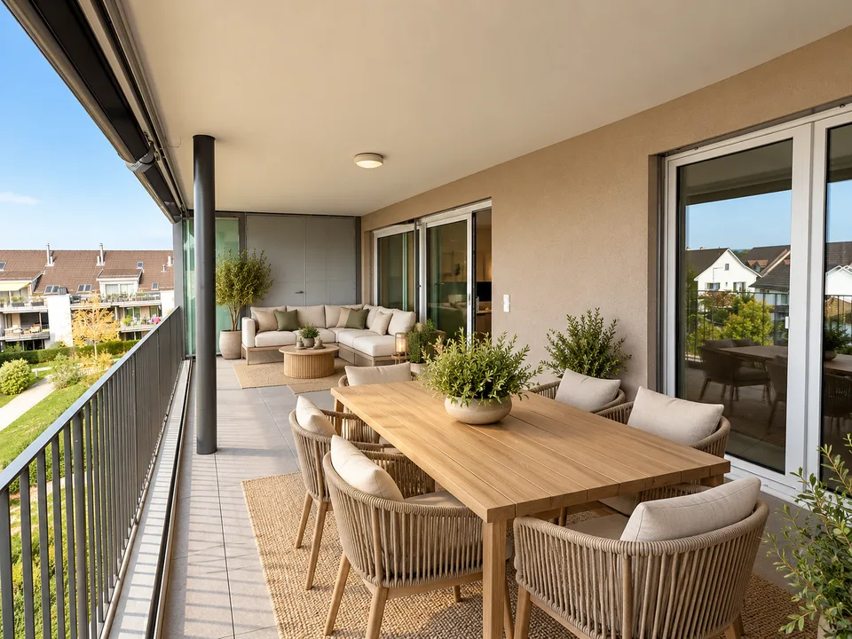Grosszügiges Wohnen mit 33 m2 Ganzjahres-Loggia – Foto 7 von 16