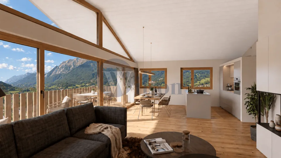 Prächtige 4,5-Zimmer-Neubauwohnung von 117 m² mit großem Balkon – Minergie ® – Foto 2 von 5