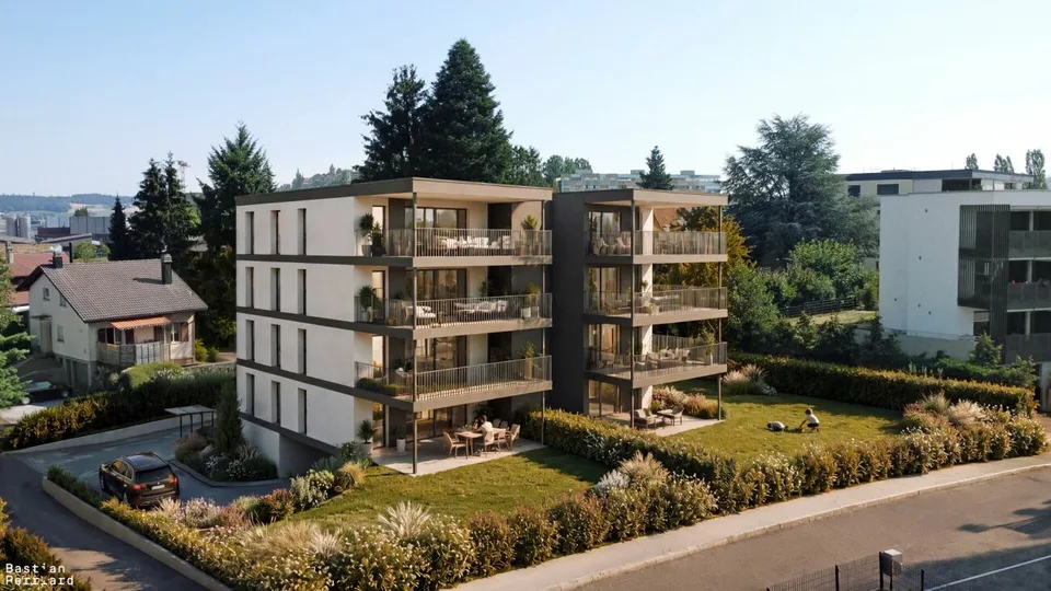 Schönes 3,5-Zimmer-Apartment mit privater Terrasse - zu entdecken! (Los Nr. 4) – Foto 3 von 7