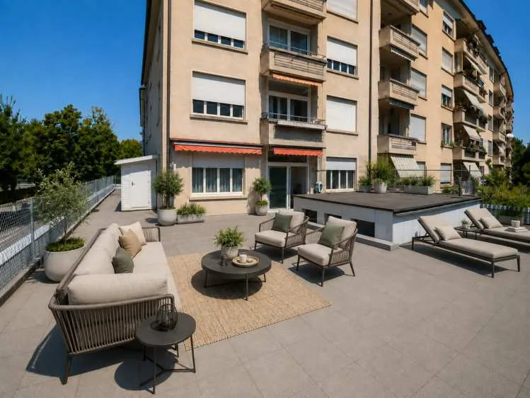 Characterful ownership apartment with exceptionally large terrace – photo 8 of 9