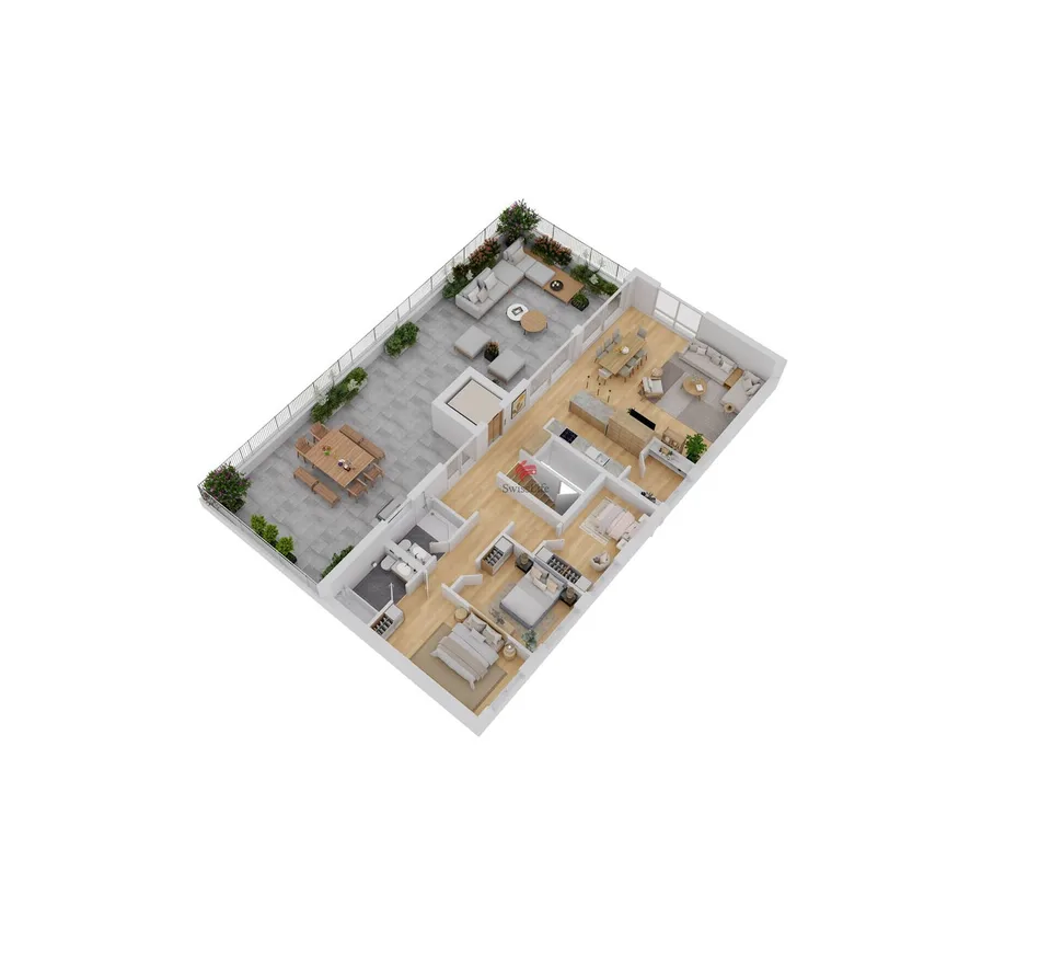 4.5 Zimmer Attikawohnung in Menziken – Foto 6 von 7